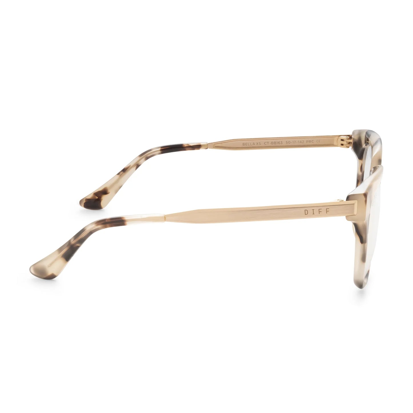 BELLA XS - CREAM TORTOISE + BLUE LIGHT GLASSES