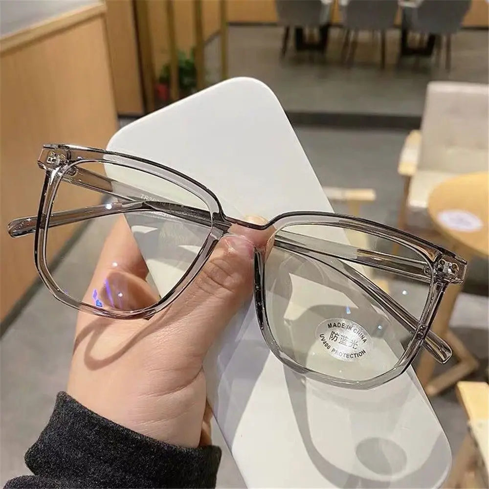 Trend Big Square anti Blue Light Glasses Women'S Glasses Computer Goggles Glasses Transparent Optical Spectacle Eyeglass