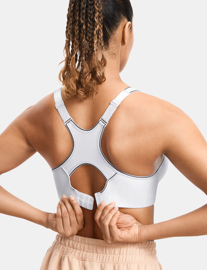 Sports Bra Women Push Up Full Support High Impact Racerback Lined Underwire New Undrwear Bras Shockproof