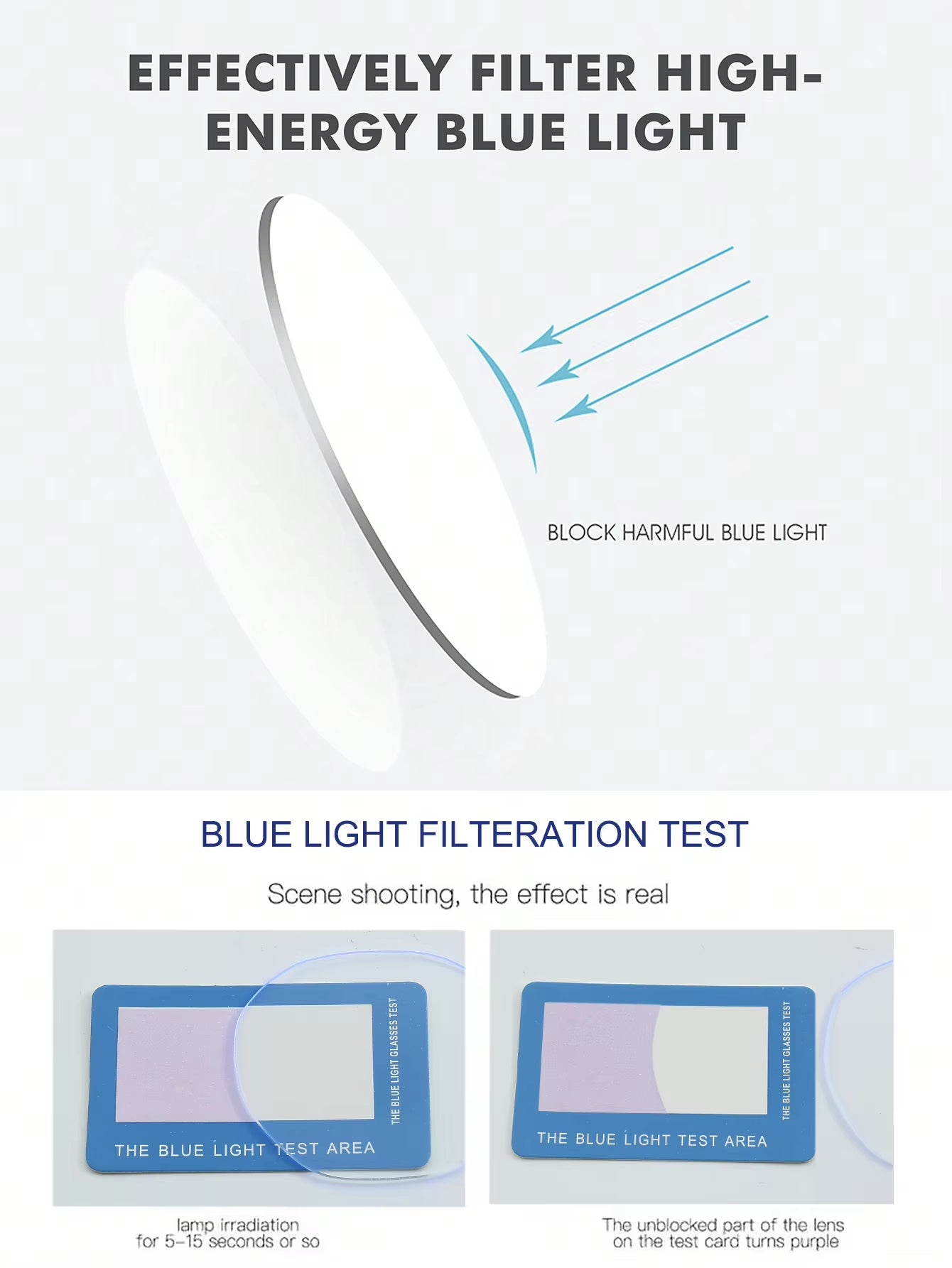 1-2-3PCS Unisex Square Plastic Frame Trendy Anti-Blue Light Clear Glasses for Back to School Clothing Accessories.